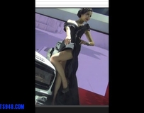 2014 中國北京車展 - 露底美麗車模